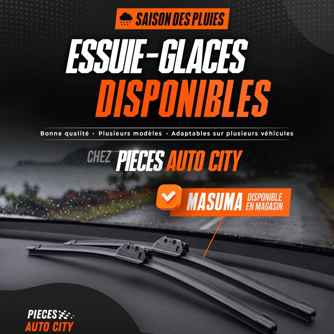 Essuie-glaces Masuma disponibles chez Pièces Auto City